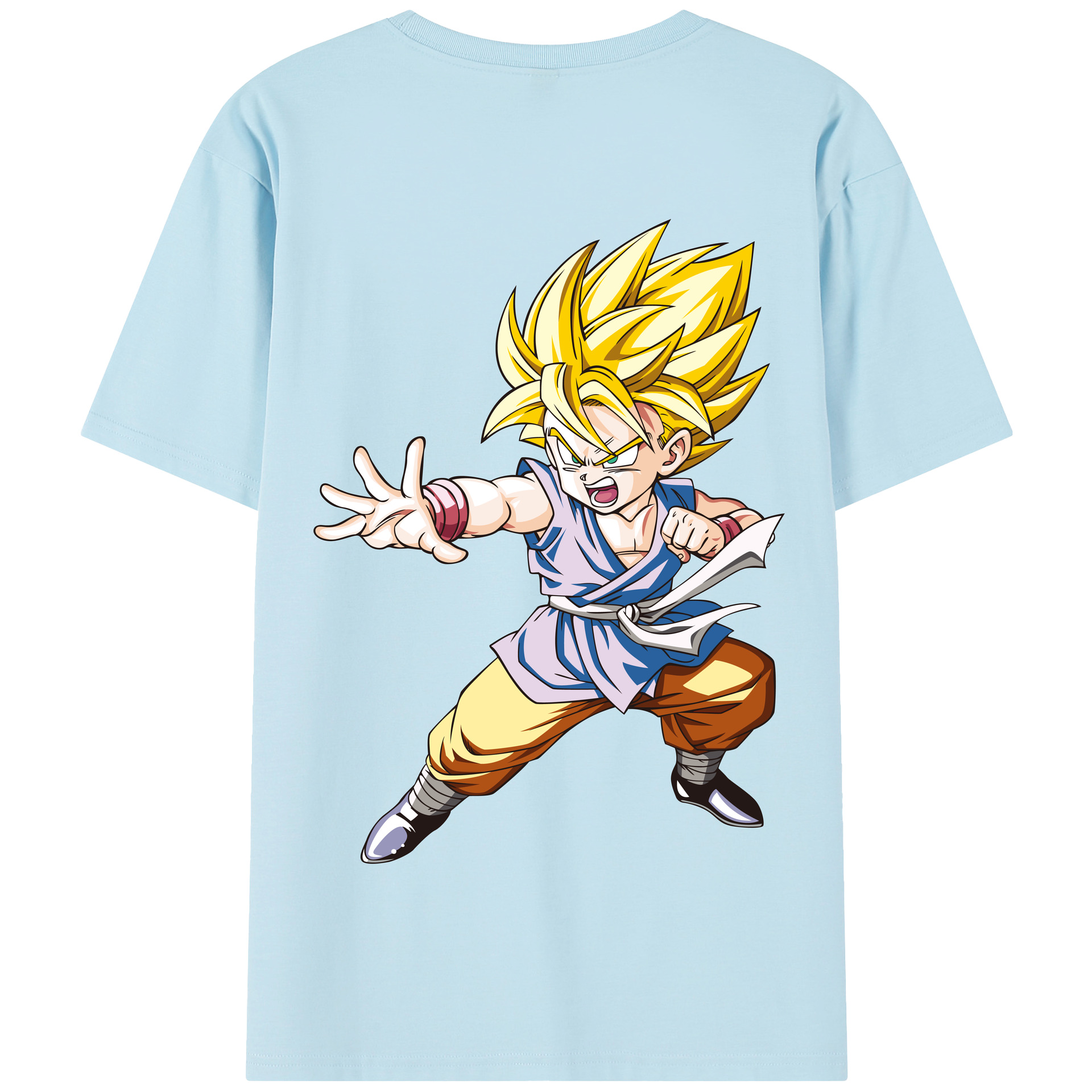 （画像用） ドラゴンボール ベジット DRAGON BALL Vegetto 綿100％半袖Tシャツ（背面プリント）